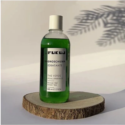 Afbeelding van Dr Fukuj heren hydraterende badschuim en bad gel met krachtige MUNT masculien geur 500ml