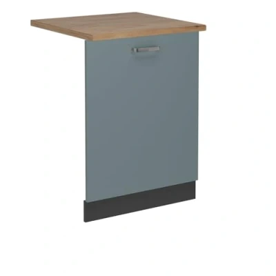 Afbeelding van Vicco R Line Vaatwasser deksel 60 cm , WB Eik Blauw grijs
