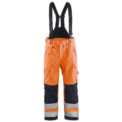 Afbeelding van Blaklader Shell werkbroek High Vis 1867 1977 Oranje/Marineblauw D84