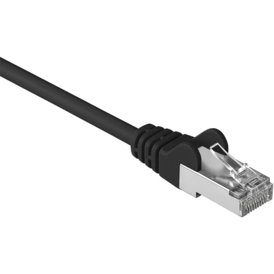 Afbeelding van Goobay CAT 5e Patch Cable, SF/UTP, black 50 m