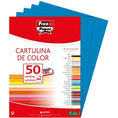 Afbeelding van Fixo Paper 1110330 verpakking met 50 dozen, A4, indigoblauw, 180 g