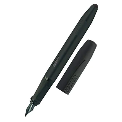 Afbeelding van ONLINE Switch Expert, vulpen &amp; touchpen in één, voor tablets smartphones, multifunctionele pen incl. standaard inktpatronen, zwart, iridiumveer, pendikte M 1 stuk (1 stuk)