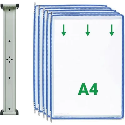 Afbeelding van Wandsysteem magnetisch Tarifold A4, 5 zichtpanelen Djois