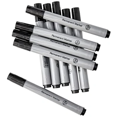 Afbeelding van Whitebox Wx26045a Permanente Marker met Bullet Tip Zwart