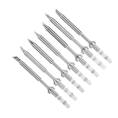 Afbeelding van TS100 Soldeerbout Set Mini RVS Soldeer Tips Vervanging TS KU B2 D24 BC2 C4 K I