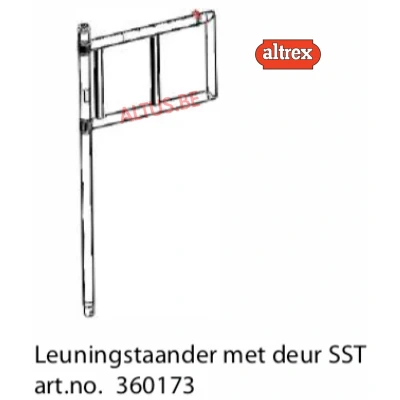 Afbeelding van Altrex Leuningstaander met deur SST