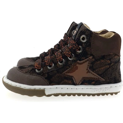 Afbeelding van Veterschoenen Meisjes BRONZE Leer Shoesme Maat 21