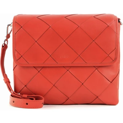Afbeelding van BREE Schoudertas Obra Dia 4 Cross Shoulder Trio Bag Oxy Fire Rood