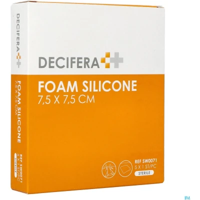 Afbeelding van Decifera Foam Silicone 7,5 x cm 5 stuks
