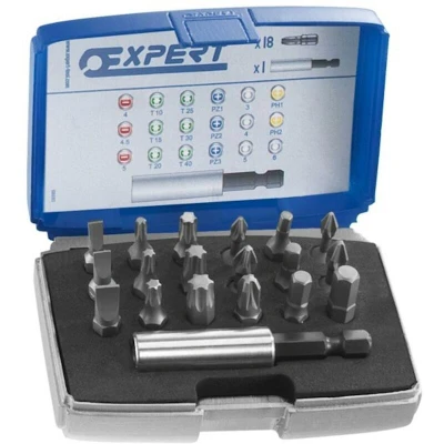 Afbeelding van Expert by Facom bits 1/4&quot; en bithouder 19 delig incl. koffer E113901