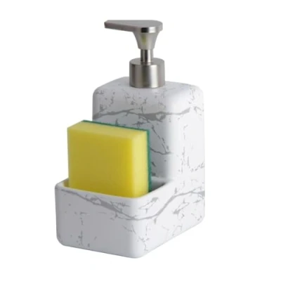 Afbeelding van Zeepdispenser Versa Keramisch ABS Dolomite 9 x 19 12,5 cm