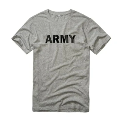 Afbeelding van Brandit T shirt Army grijs gemêleerd XL Katoen Basics