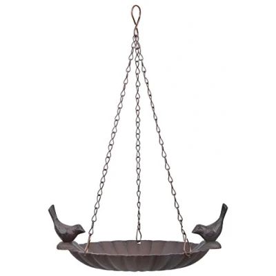 Afbeelding van Esschert Design Vogelbad hangend Twee vogels