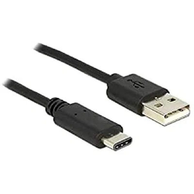 Afbeelding van USB C naar A snellaadkabel USB2.0 tot 3A / zwart 0,50 meter