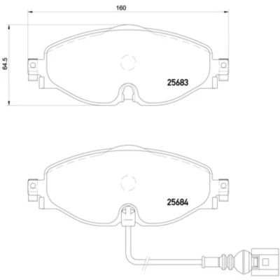 Afbeelding van Brembo Remblokset P 85 126