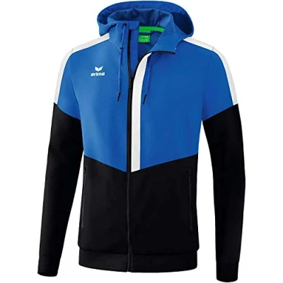 Afbeelding van Erima Squad tracktop jack met capuchon new royal/zwart/wit