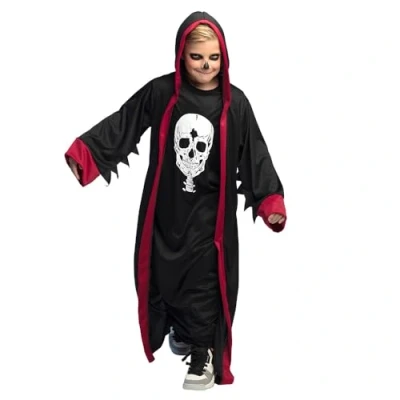 Afbeelding van Boland Kostuum Crypt master (4 6 jr) Kinderen Grim Reaper Halloween verkleedkleding Horror