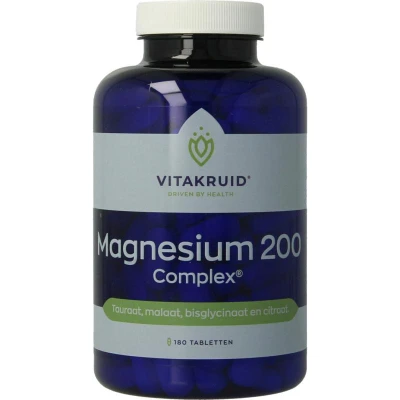 Afbeelding van Vitakruid Magnesium 200 Complex 180 tabletten