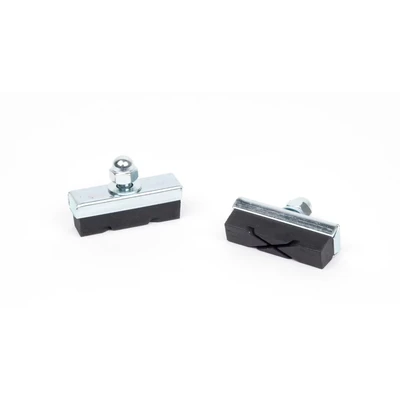 Afbeelding van Elvedes Remblokken x Groove knijprem 40 13 mm zw/zil 2 stuks