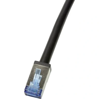 Afbeelding van LogiLink CQ7103S, 15 m, Cat6a, S/FTP (S STP), RJ 45, Zwart