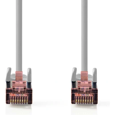 Afbeelding van Netwerkkabel Cat6 S/FTP 30 meter (100% koper, LSZH, Grijs)