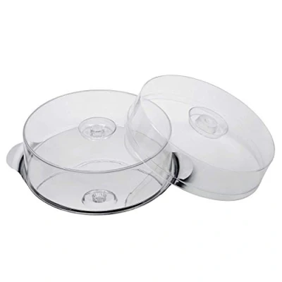 Afbeelding van Taartplateau met 2 deksels ø30 cm Set van stuks
