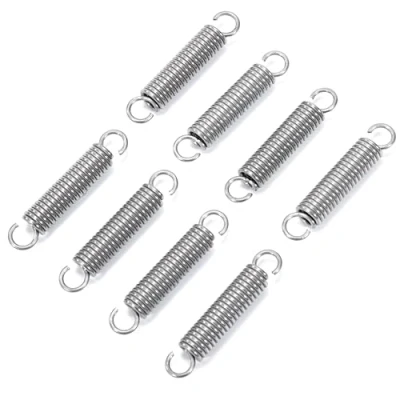 Afbeelding van GUNGY Trekveren met haak, roestvrij staal, spanveer, trekveer, 50 mm, buitendiameter 10 draaddiameter 1,6 maximale trekkracht 7,9 kg, x 8 stuks