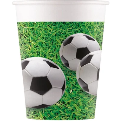 Afbeelding van Voetbal bekers Party 200ml 8 stuks