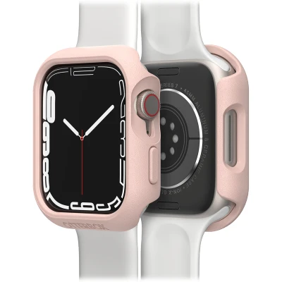 Afbeelding van OtterBox All Day Watch Bumper voor Apple Series 9/8/7 45mm, Schokbestendig, Valbestendig, Slanke beschermhoes Watch, Guards Display and Edges, Rose