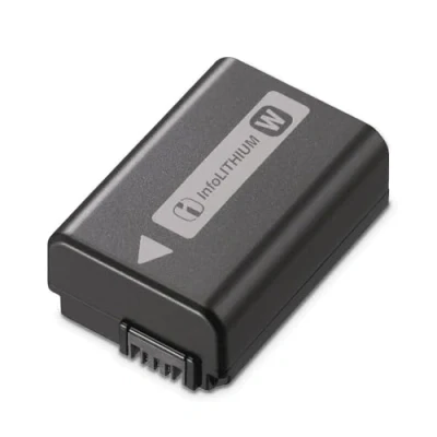 Afbeelding van Sony NP FW50 W serie lithium batterij geschikt voor Alpha en NEX camera&#039;s (A7RM2, A7SM2, A7M2, A7R, A7S, A7, A6000, A6400, A6300, A6100, A5100, NEX) zwart