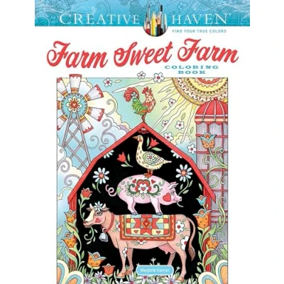 Afbeelding van Creative Haven Farm Sweet Coloring Book