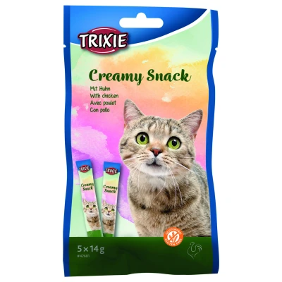 Afbeelding van Trixie Creamy Snack Kattensnack Kip 5x14 g