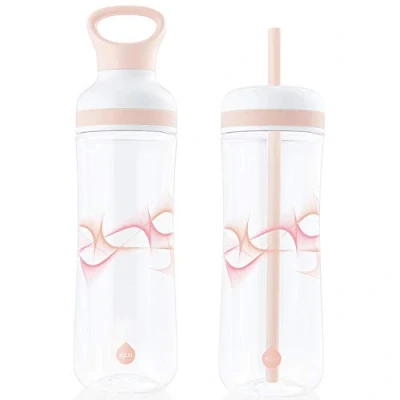 Afbeelding van EQUA Beat Drinkfles, 2 in 1, BPA vrij, sportfles met smoothiedeksel en rietje, 800 ml of 750 ml, drinkfles voor sport onderweg