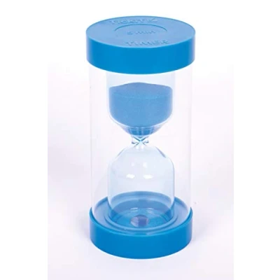 Afbeelding van TickiT 92117 ColourBright Sand Timer 5 Minute in Blue