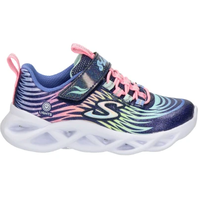 Afbeelding van Skechers Twisty Brights meisjes sneaker Blauw multi Maat 27