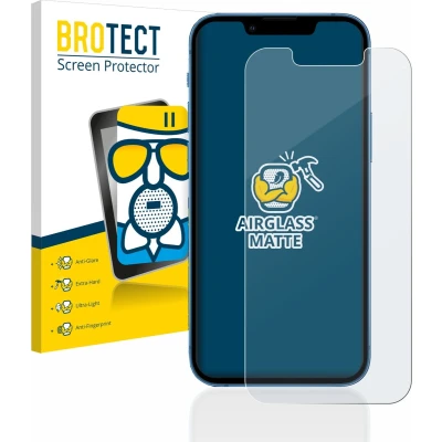 Afbeelding van BROTECT Screenprotector voor Apple iPhone 13 mini Folie Beschermfolie Beschermglas matte