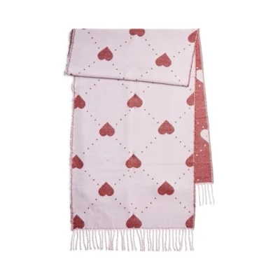 Afbeelding van PIECES Sjaal Nimonna Rood/dessin one size