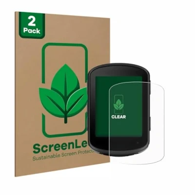 Afbeelding van ScreenLeaf Screenprotector voor Garmin Edge 540 Solar Duurzame schermbescherming Folie Beschermfolie transparant (2 Stuks)