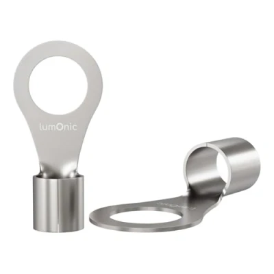 Afbeelding van Lumonic 25x crimp terminals blank 10 16mm² I M10 ongeïsoleerd kabelschoenen M10, buisvormige kabelschoen 10mm2 16mm2 ringogen,