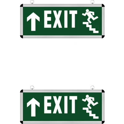 Afbeelding van LED Noodverlichting Exit 2 Pack Rabonta Omhoog Hangend 3W