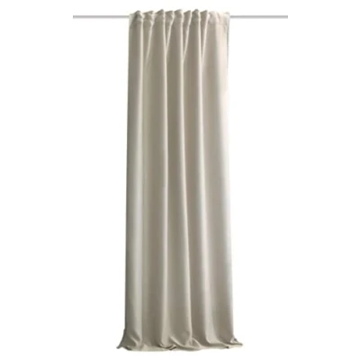 Afbeelding van HOMEbasics Akoestisch gordijn uni ACUSTICO Bescherming tegen geluid, hitte, kou en tocht + verduistering natuurlijk 245 x 135 cm