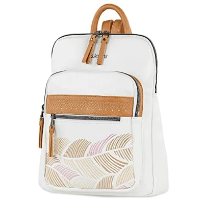 Afbeelding van Lois Sac Dos Sac. à Femme Élégant Chic Multipoches a Pratique Feminin 310723, Wit