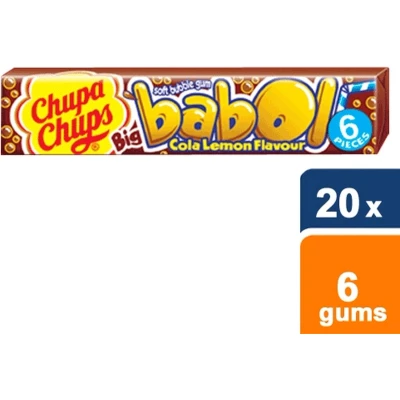 Afbeelding van Chupa Chups Big Babol Cola Lemon 20x 6 stuks