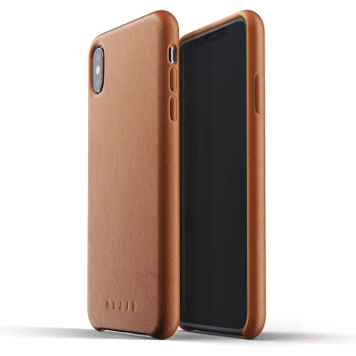 Afbeelding van MUJJO Leather Case iPhone XS Max bruin CS 103 TN