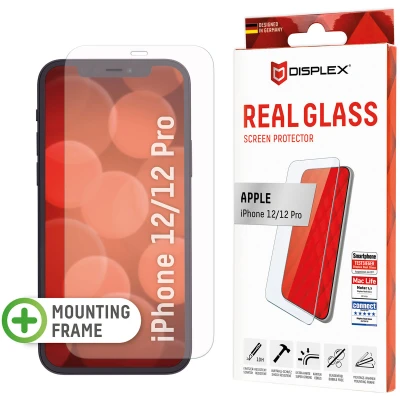 Afbeelding van Screenprotector Apple iPhone 12 Pro: Displex Real Glass 2D
