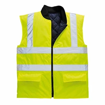 Afbeelding van Hi Vis Omkeerbare Bodywarmer maat 4XL, Yellow
