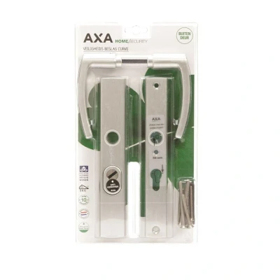 Afbeelding van AXA Curve smalschild kruk/kruk PC 55 met kerntrekbeveiliging SKG***
