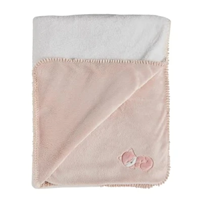 Afbeelding van Nattou Baby Dekentje Supersoft Alice en Pomme 100x75 cm Roze