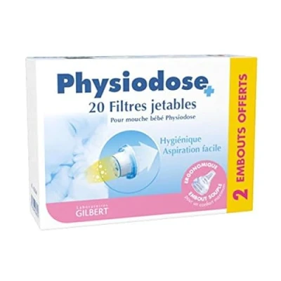 Afbeelding van Physiodose Wegwerpfilter Baby Neusreiniger 20+2 Gratis