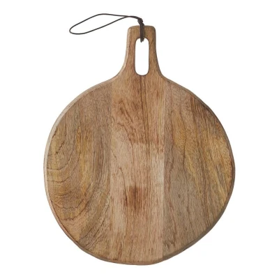 Afbeelding van Duko Serveerplank Ø28 cm 100% FSC Mangohout Bruin